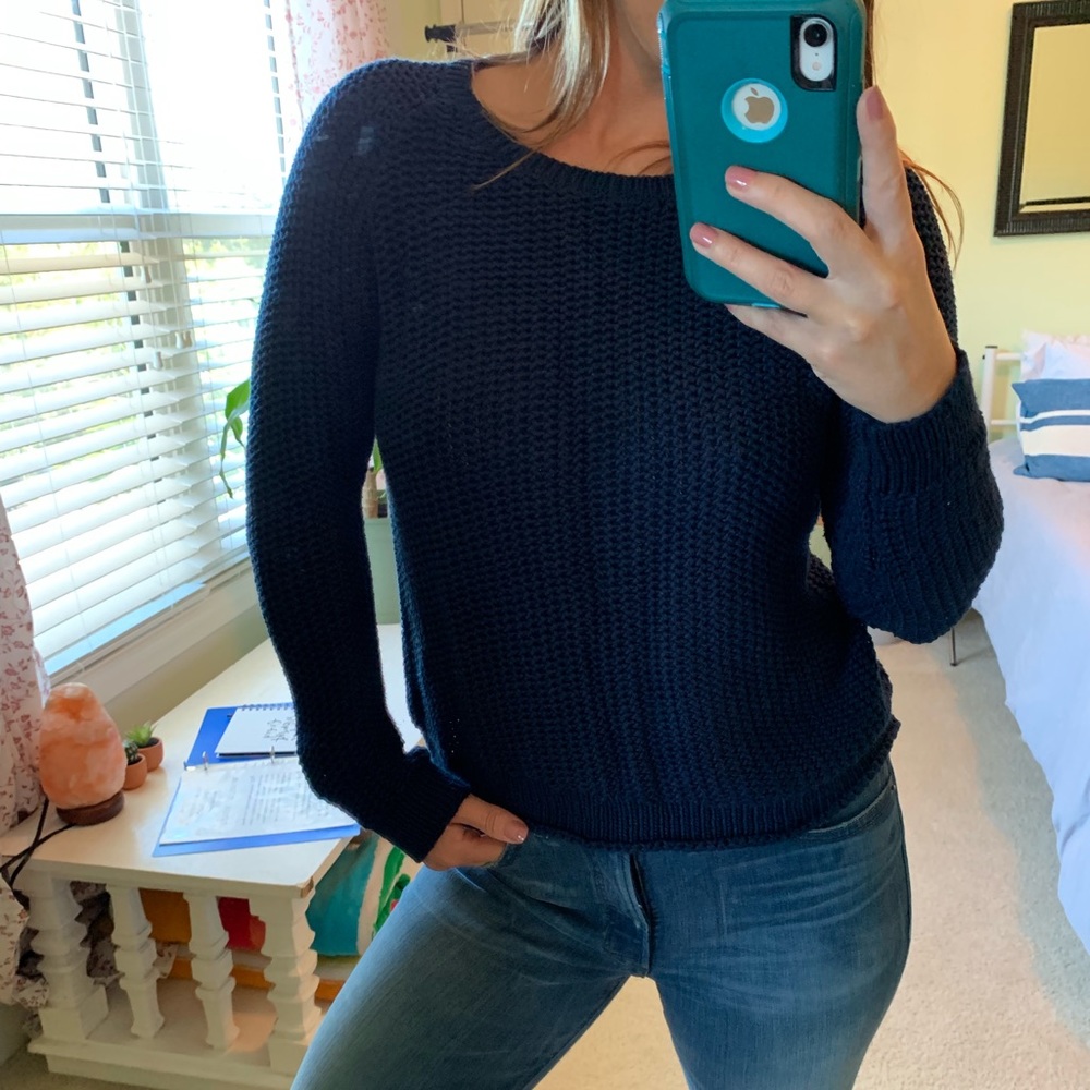 Brandy Melville cable knit sweater